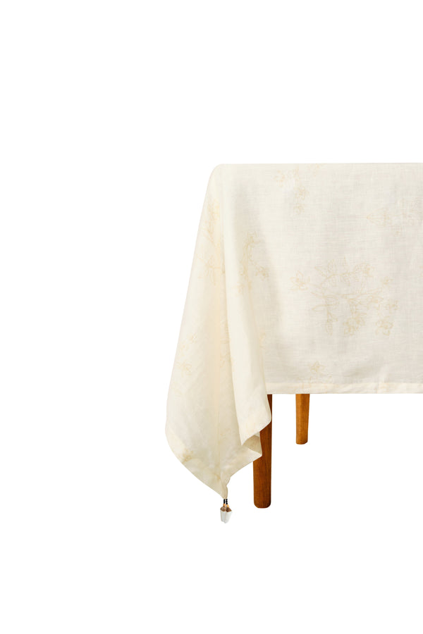 Tablecloth Marfil Guayacanes / Maxi